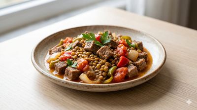 Beef & Lentil Stew (Variant)
