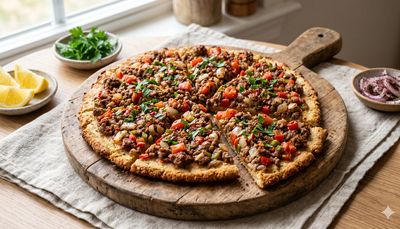 Ground Meat Flatbread (Flourless)