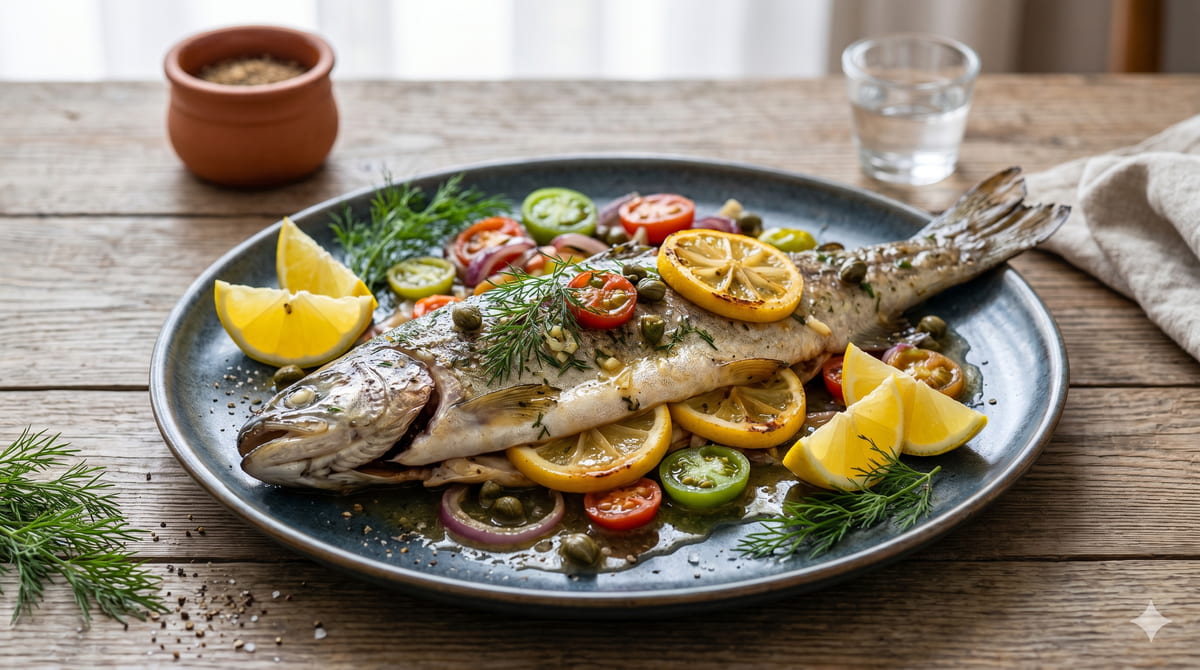 Baked Trout