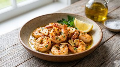 Gambas com Alho