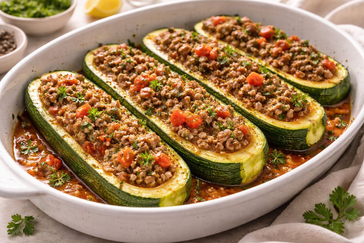 Stuffed Zucchini