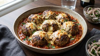 Cheesy Meatballs