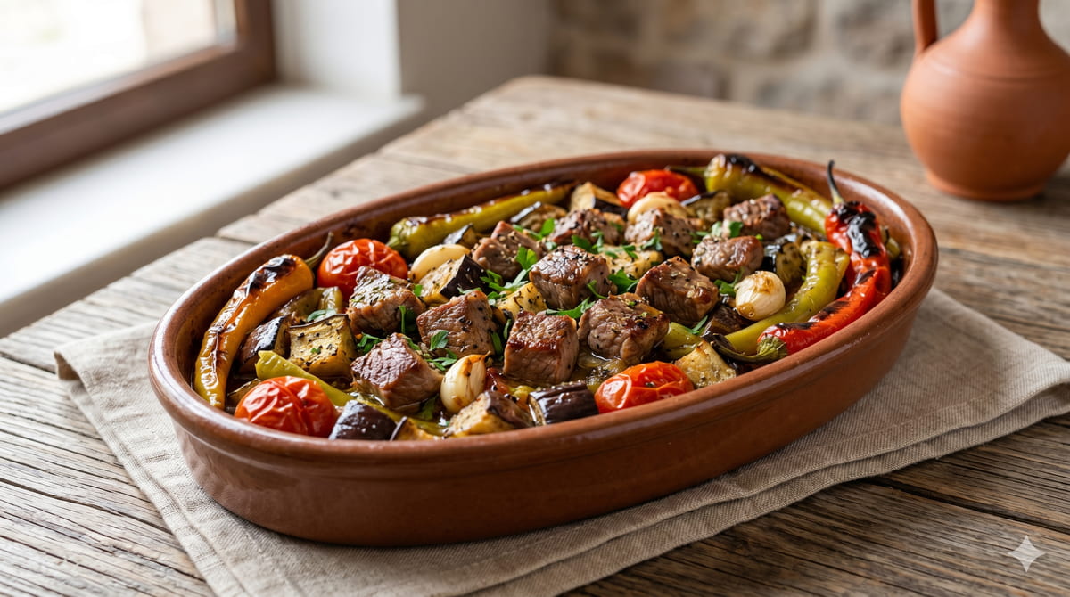 Oven-Baked Lamb Kebab