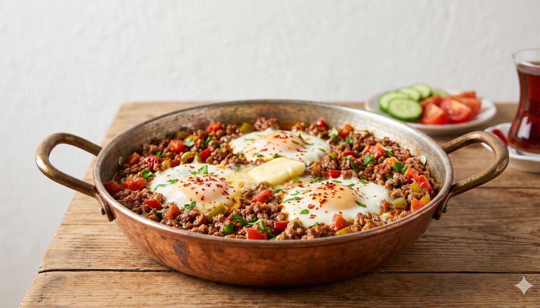 Eggs with Ground Meat