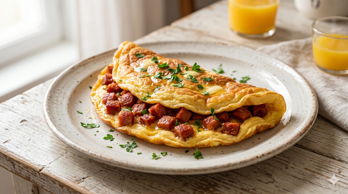 Omelete de Chouriço