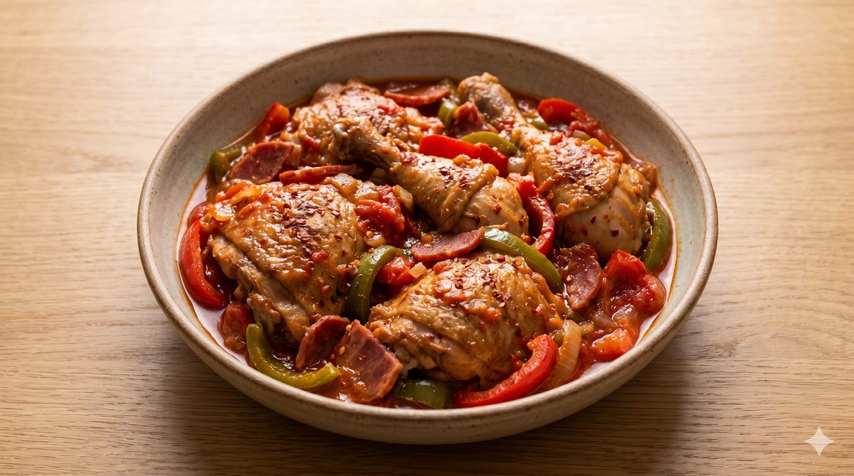 Poulet Basquaise