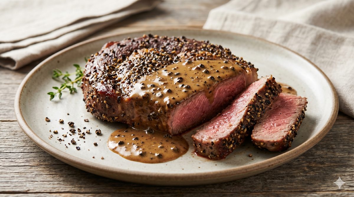 Rib-Eye au Poivre