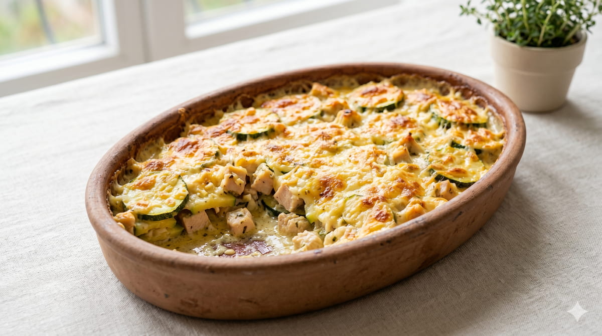 Chicken Zucchini Gratin