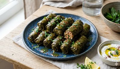 Olive Oil Stuffed Grape Leaves