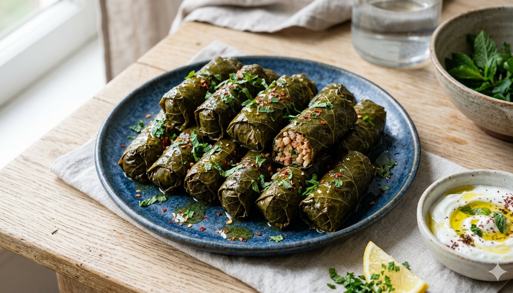 Olive Oil Stuffed Grape Leaves