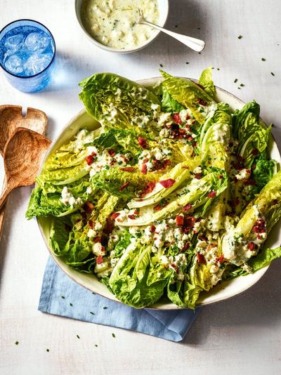 Wedge Salad with Blue Cheese Dressing
